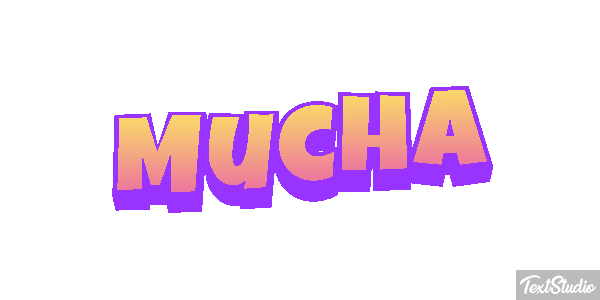Mucha Effet de texte