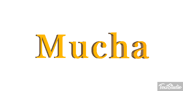 Mucha Effet de texte
