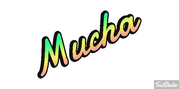 Mucha Effet de texte