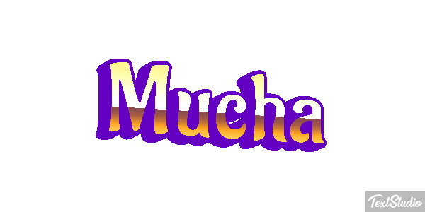 Mucha Effet de texte