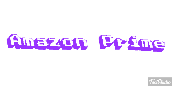 Amazon Prime Текстовый эффект