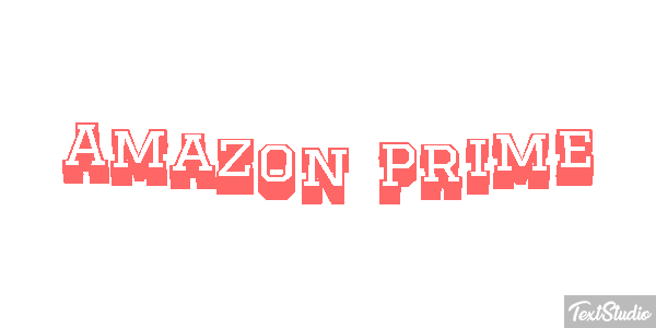 Amazon Prime Текстовый эффект