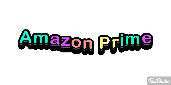 Amazon Prime Текстовый эффект