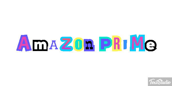 Amazon Prime Текстовый эффект