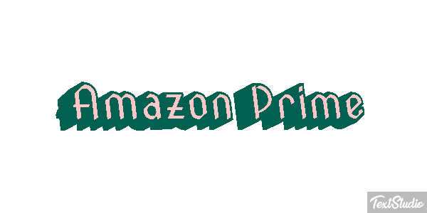 Amazon Prime Текстовый эффект