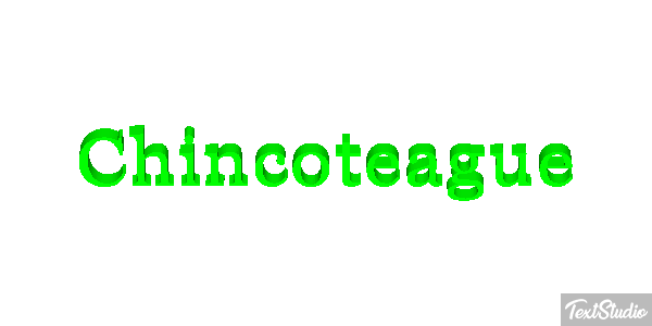 Chincoteague Effetto testo