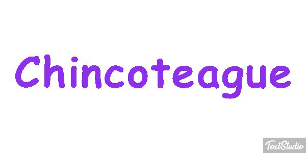 Chincoteague Effetto testo
