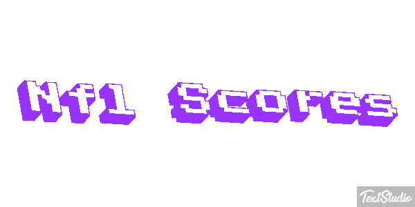 Nfl Scores Effetto testo