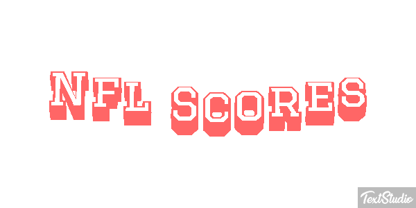 Nfl Scores Effetto testo