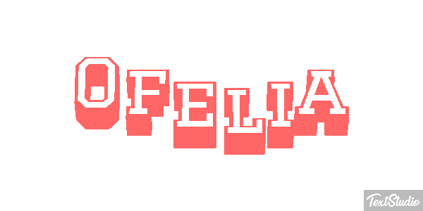 Ofelia Effet de texte