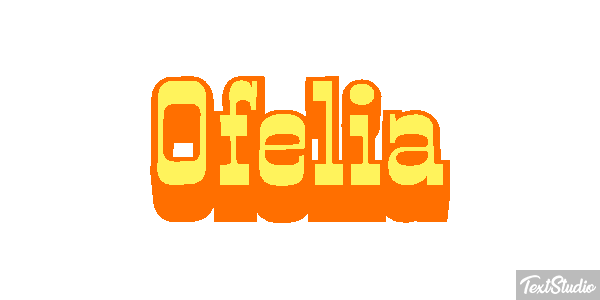 Ofelia Effet de texte