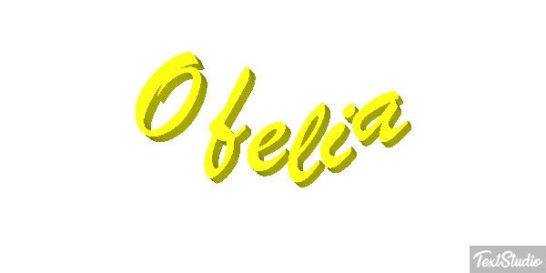 Ofelia Effet de texte