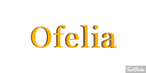 Ofelia Effet de texte