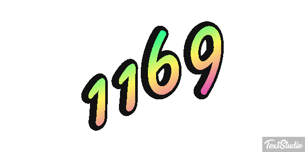 1169 Texteffekt