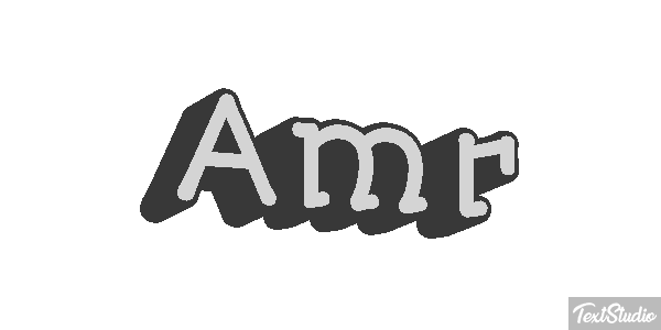 Amr Text effect