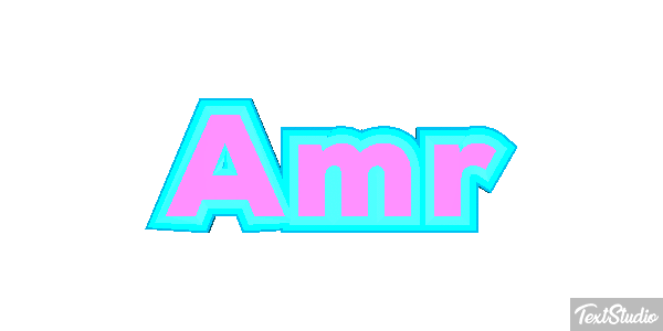Amr Text effect