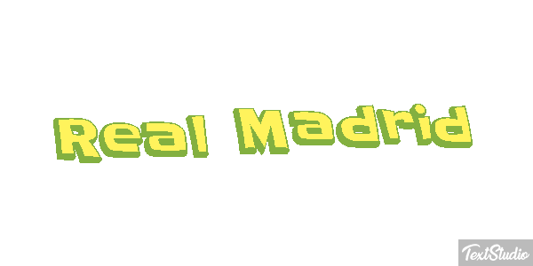 Real Madrid Efeito do texto