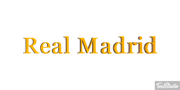 Real Madrid Efeito do texto