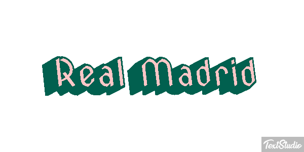 Real Madrid Efeito do texto