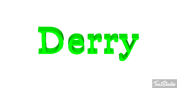 Derry Effetto testo