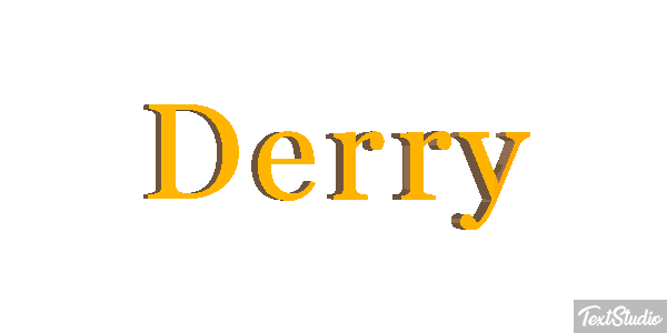 Derry Effetto testo