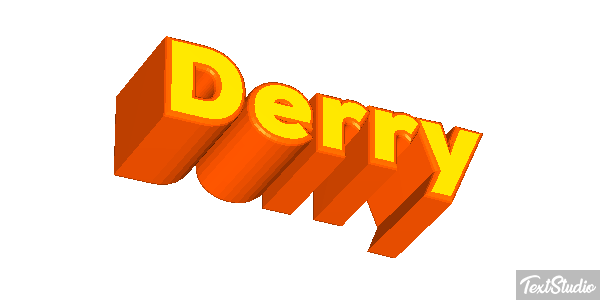 Derry Effetto testo