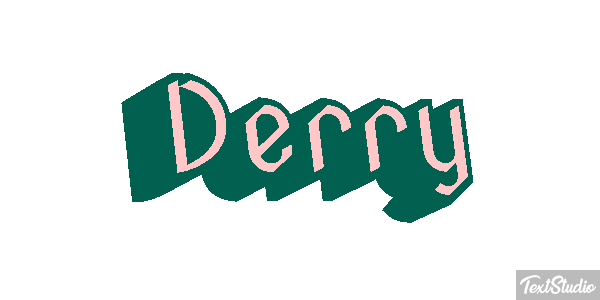 Derry Effetto testo