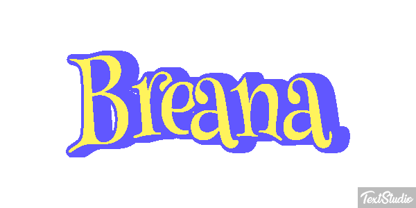 Breana Text effect