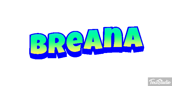 Breana Text effect