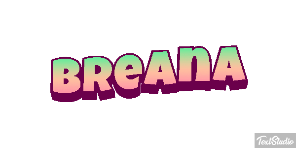Breana Text effect