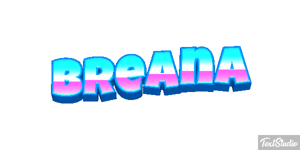 Breana Text effect