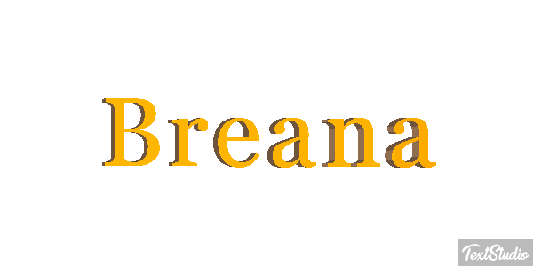 Breana Text effect