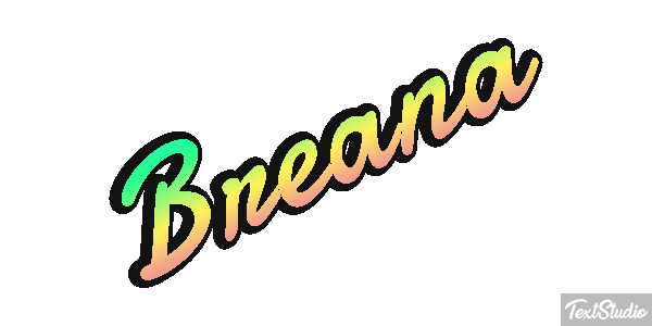 Breana Text effect