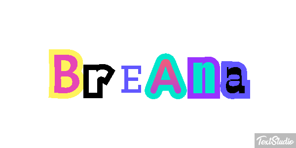 Breana Text effect