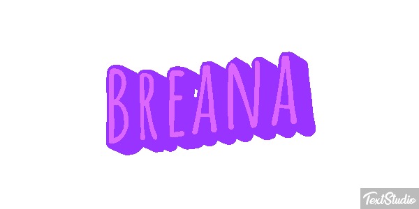 Breana Text effect
