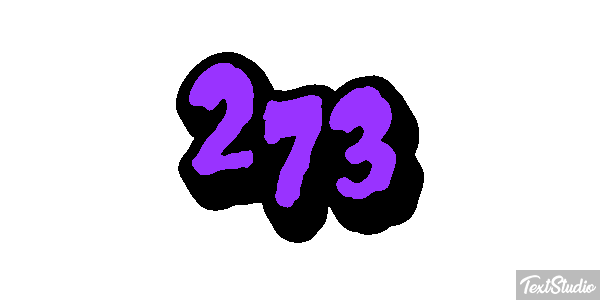 273 Tekst effect