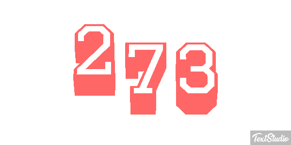 273 Tekst effect