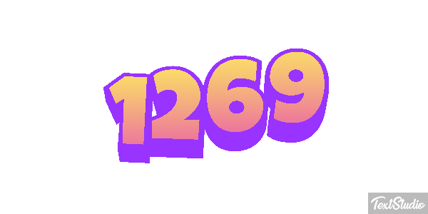1269 Text effect
