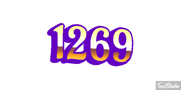 1269 Text effect