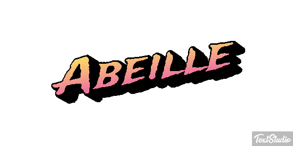 Abeille Efekt tekstowy