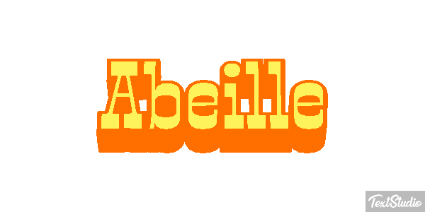 Abeille Efekt tekstowy