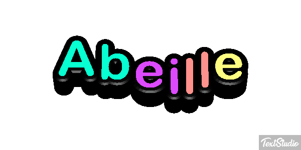 Abeille Efekt tekstowy