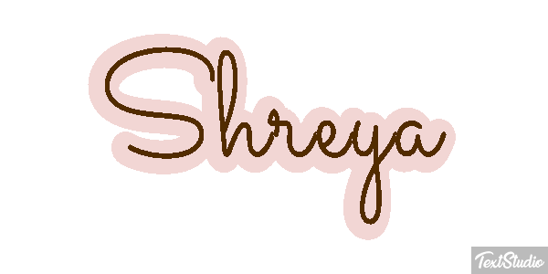 Shreya Text effect