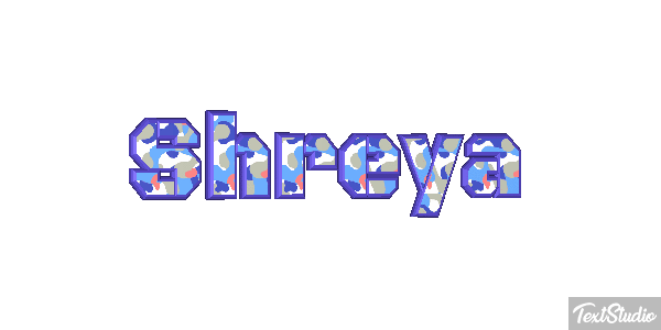 Shreya Text effect