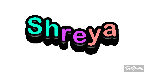 Shreya Text effect
