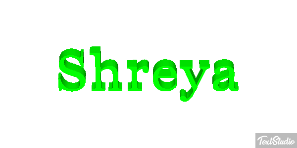 Shreya Text effect