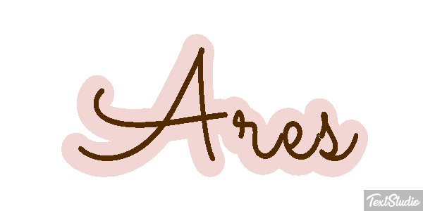 Ares Text effect