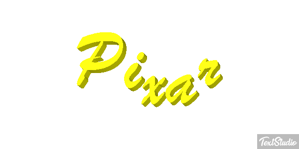 Pixar Efekt tekstowy