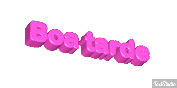 Boa tarde Efecto de texto