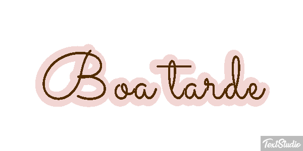 Boa tarde Efecto de texto